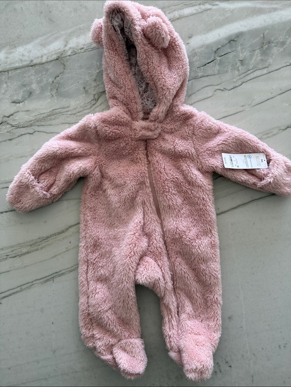 Soft Pink Baby Bunting